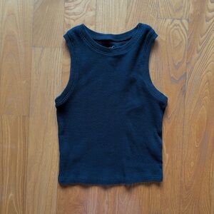 Hollister Waffle Stitch Crop Tank Top